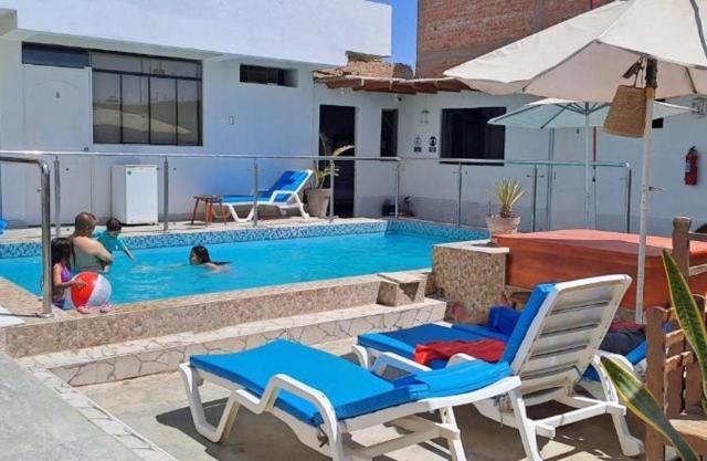 Hotel Paraaco Paracas Bagian luar foto